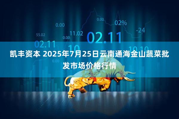 凯丰资本 2025年7月25日云南通海金山蔬菜批发市场价格行情